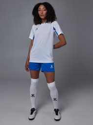 Футбольная форма KELME Short-Sleeved Football Suit (White/Blue)