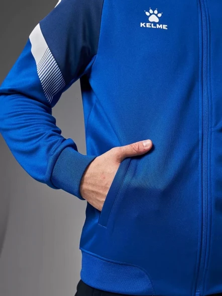 Олимпийка KELME Knitted Jacket Blue