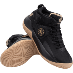 БЕЗ УПАКОВКИ Кроссовки баскетбольные JÖGEL Launch MID, Black/gold