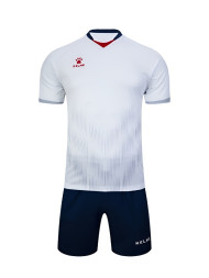 Футбольная форма KELME Short Sleeve Football Uniform (White/Black)
