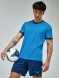Футбольная форма KELME S/S Football Set (Light Blue/Dark Blue)