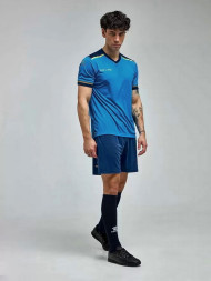 Футбольная форма KELME S/S Football Set (Light Blue/Dark Blue)