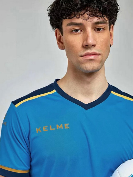 Футбольная форма KELME S/S Football Set (Light Blue/Dark Blue)
