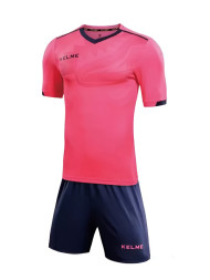 Детская футбольная форма KELME Short Sleeve Football Set Kids (Pink/Blue)