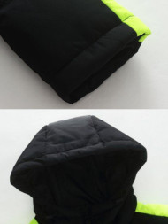 Детский пуховик KELME Padding Jacket (Kids) (Black/Light Green)