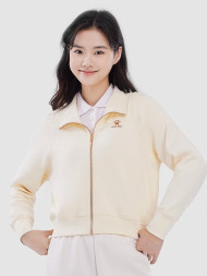 Олимпийка KELME Knitted Stand Collar Jacket White
