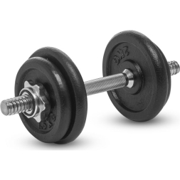 Гантель разборная Atemi 8 кг, цвет черный , ADS06H, гриф 1 шт, диски 2кгХ 2 шт, 1,25кгХ 2 шт