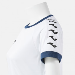 ФУТБОЛКА С КОРОТКИМ РУКАВОМ HEROIC БЕЛАЯ ТЕМНО-СИНЯЯ