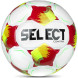 Мяч футб. SELECT Contra DB V26, 0854171012, р.4, FIFA Basic, 32 пан, ПУ, гибрид.сш, бело-желто-красн