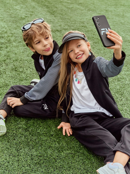 Детский спортивный костюм FN Dynamic Kid (Black/Grey)