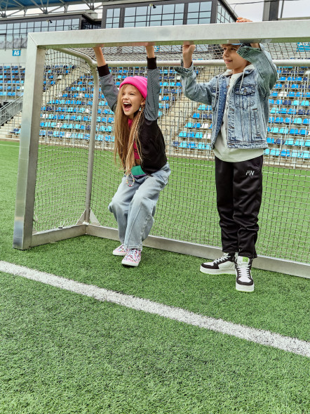 Детский спортивный костюм FN Dynamic Kid (Black/Grey)