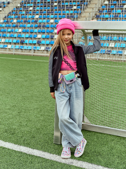 Детский спортивный костюм FN Dynamic Kid (Black/Grey)