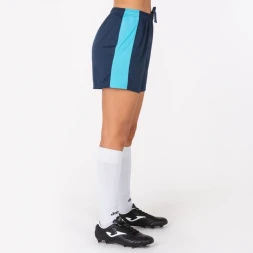 Женские игровые шорты JOMA ACADEMY III Темно синий-бирюзовый