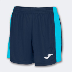 Женские игровые шорты JOMA ACADEMY III Темно синий-бирюзовый