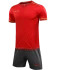 Детская футбольная форма KELME S/S Football Set Kid (Red/Dark Grey)