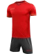 Детская футбольная форма KELME S/S Football Set Kid (Red/Dark Grey)