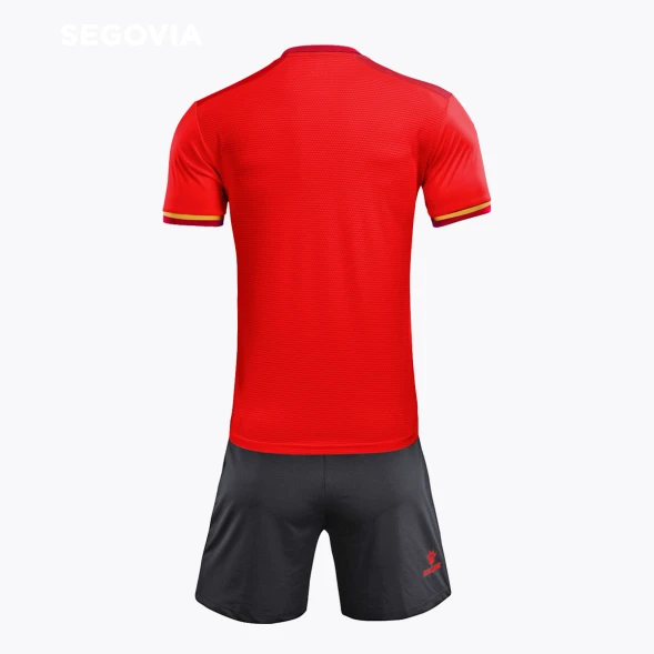 Детская футбольная форма KELME S/S Football Set Kid (Red/Dark Grey)