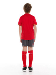 Детская футбольная форма KELME S/S Football Set Kid (Red/Dark Grey)