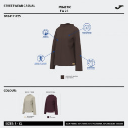 SUDADERA MIMETIC BEIGE