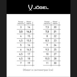 Перчатки вратарские JOGEL Legend SL3 Roll Flat, белый