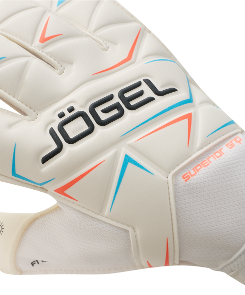 Перчатки вратарские JOGEL Legend SL3 Roll Flat, белый