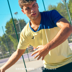 CAMISETA MANGA CORTA CHALLENGE DEUCE AMARILLO MARINO