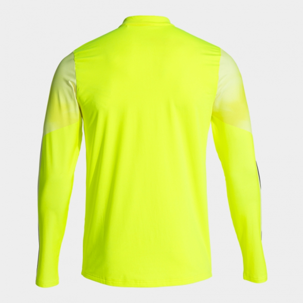 SUDADERA ELITE XI AMARILLO FLUOR NEGRO