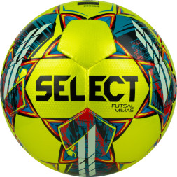 Мяч футзал. SELECT Futsal Mimas, 1053460005, р.4, FIFA Basic, 32пан, гл.ПУ, руч.сш, бел-сине-красный