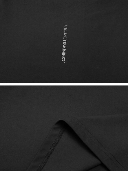 Лонгслив KELME Half Cardigan Long Sleeve T-Shirt Black