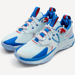 Кроссовки баскетбольные JOGEL Contest, голубой/красный