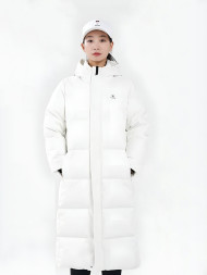 Пуховик KELME Long Down Jacket White