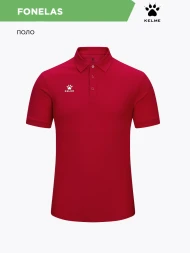 Футболка-поло KELME Short Sleeve Polo Shirt Red