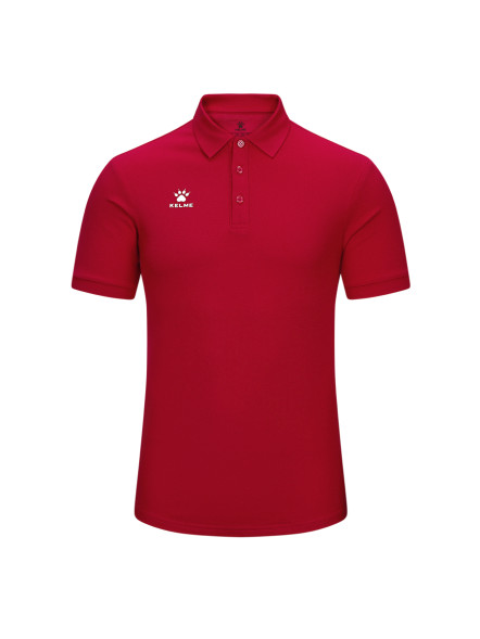 Футболка-поло KELME Short Sleeve Polo Shirt Red
