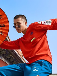 Свитшот KELME Crew Neck Sweater Red