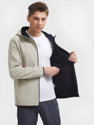Куртка KELME Fleece Woven Jacket (Hooded) Beige