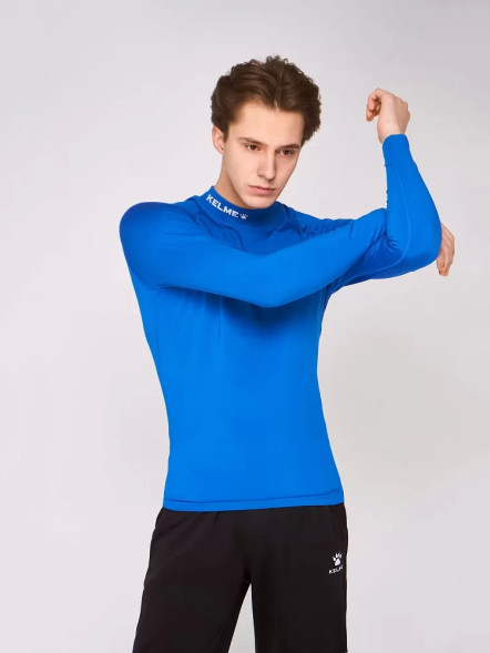 Термобелье (верх) утепленное KELME Long Sleeve T-Shirt Men's Blue