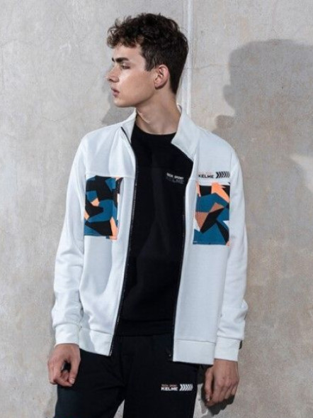 Олимпийка KELME Knitted Coat White