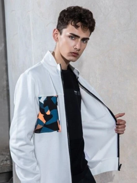 Олимпийка KELME Knitted Coat White