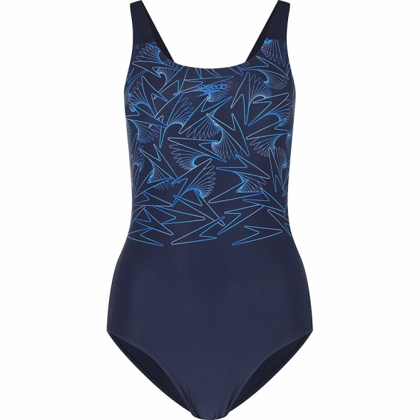Купальник SPEEDO Hyperboom Splice Muscleback, 8-1347018661, р 30 (рос 42), темно-синий