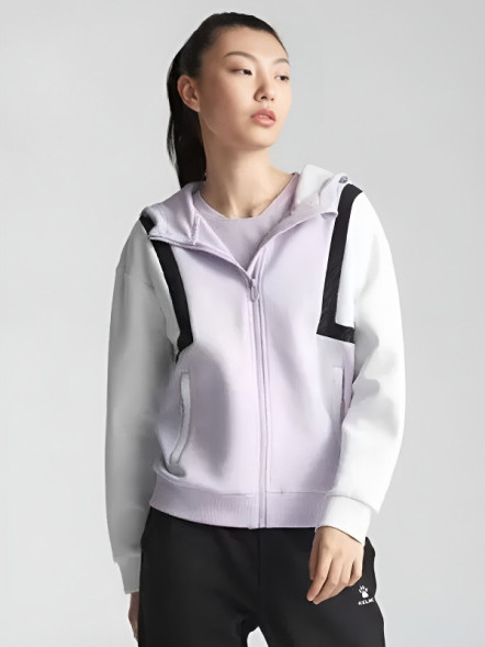 Толстовка KELME Knitted Coat (Light Purple/White)