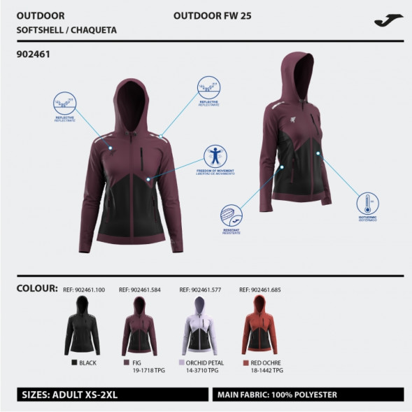 SOFT SHELL EXPLORER BURDEOS