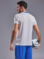 Футбольная форма KELME Short-Sleeved Football Suit (White/Blue)