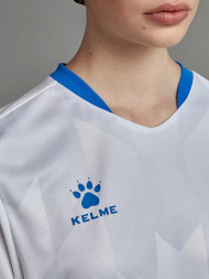 Футбольная форма KELME Short-Sleeved Football Suit (White/Blue)