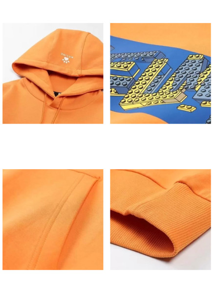 Худи KELME Hooded Sweater Orange