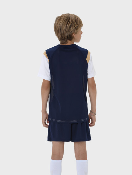 Детская футбольная форма FN Orbital Kid (White/Dark Blue)