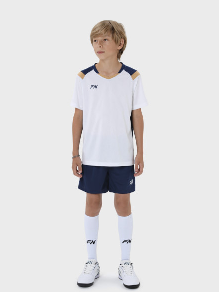 Детская футбольная форма FN Orbital Kid (White/Dark Blue)