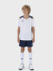 Детская футбольная форма FN Orbital Kid (White/Dark Blue)