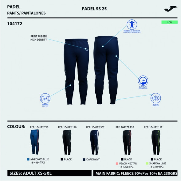 PANTALÓN LARGO CHALLENGE  