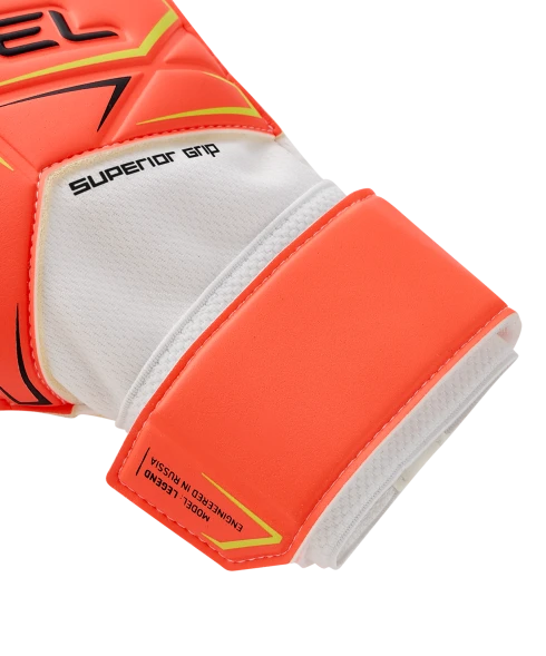 Перчатки вратарские JOGEL Legend SL3 Roll Flat, коралловый