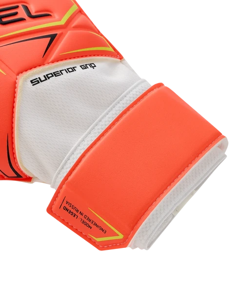 Перчатки вратарские JOGEL Legend SL3 Roll Flat, коралловый